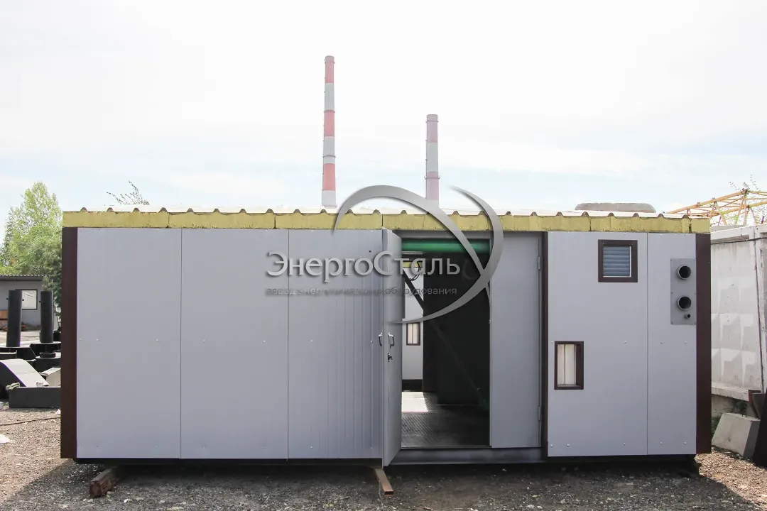 Паспорт/шильдик модульной котельной МКУ-1,26МВт с конфигурацией два котла КВр-0,63МВт