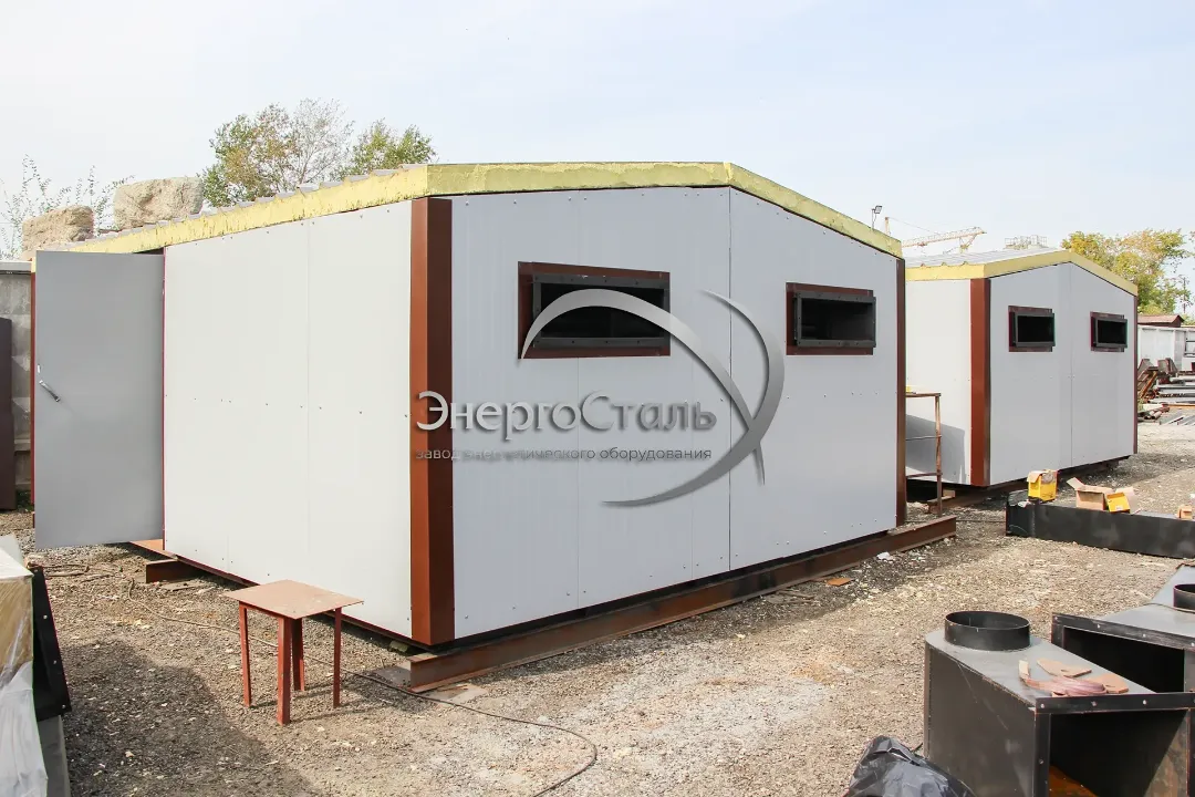 Секция дымовой трубы модульной котельной МКУ-1,26МВт на двух котлах КВр-0,63МВт