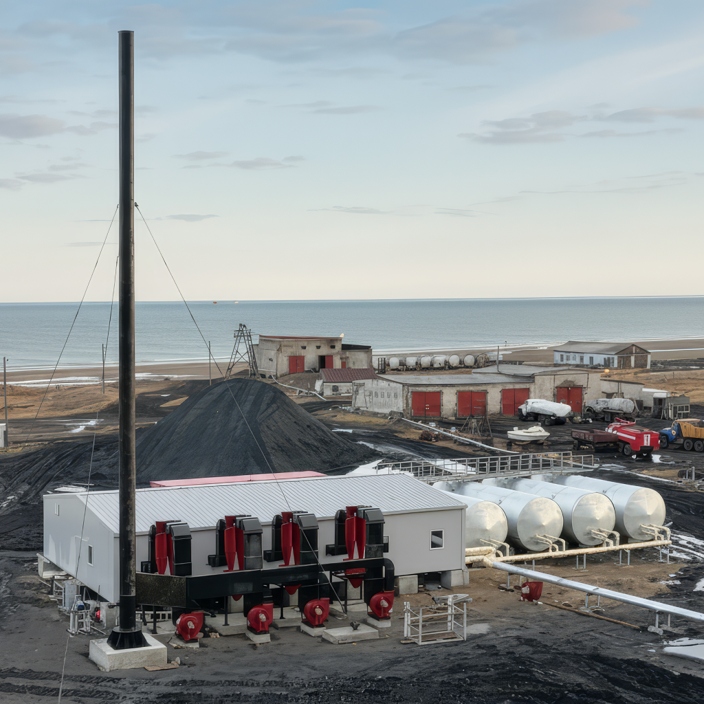 Углеподача МКУ-4,64МВт на острове Айон — завод ЭнергоСталь, модульная угольная котельная